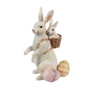Decoratie konijnen 10x9x16 cm