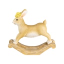 Decoratie hobbelkonijn 16x5x14 cm