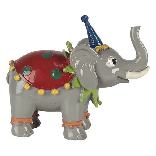 Decoratie olifant 13x6x11 cm