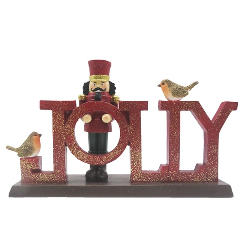 Decoratie Jolly 18x4x11 cm
