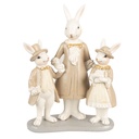 Decoratie konijnen 16x8x21 cm