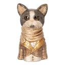 Statua Decorativa Gatto Marrone Beige 14x12x23 cm