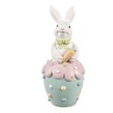 Decoratie konijn Ø 7x16 cm