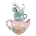 Decoratie konijn 28x19x34 cm