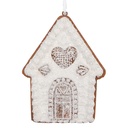 Decoratie hanger huisje 8x1x10 cm