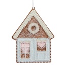 Decoratie hanger huisje 8x1x10 cm