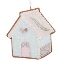 Decoratie hanger huisje 9x1x10 cm