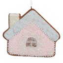 Decoratie hanger huisje 9x1x8 cm
