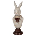 Decoratie buste konijn 13x12x39 cm