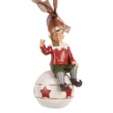 Decoratie hanger elf 5x5x10 cm