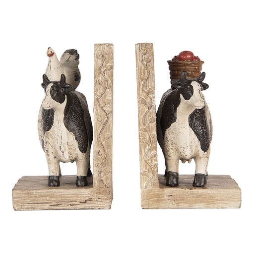 Boekensteun (2) koeien 17x10x14 cm