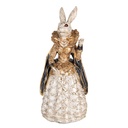 Decoratie konijn 11x10x24 cm