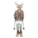 Decoratie hert 16x11x31 cm