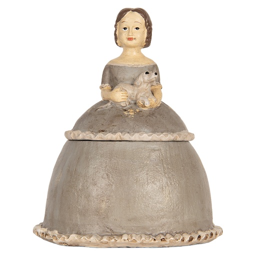 Decoratie vrouw 19x16x22 cm