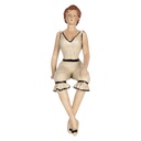 Decoratie vrouw 12x10x29 cm