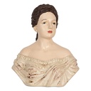Decoratie buste vrouw 18x11x21 cm
