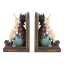 Boekensteun (2) 24x11x17 cm