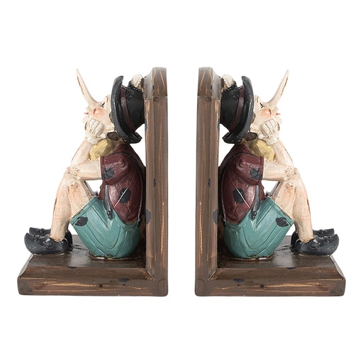 Boekensteun (2) 24x11x17 cm