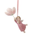 Decoratie hanger engel 7x5x13 cm