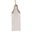 Decoratie hanger huisje 4x4x11 cm