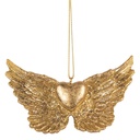 Decoratie hanger vleugels 10x2x7 cm
