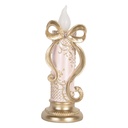 Decoratie kaars met LED 10x10x25 cm / 2xAAA