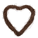 Decoratie krans hart 40x40x4 cm