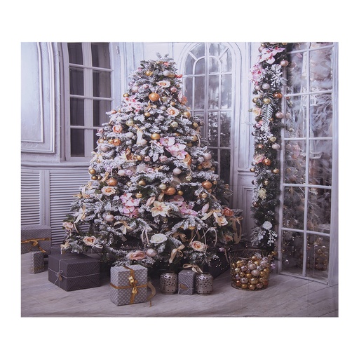 Wandkleed kerstboom 180x1x210 cm