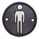 Toiletbordje heren Ø 8x1 cm