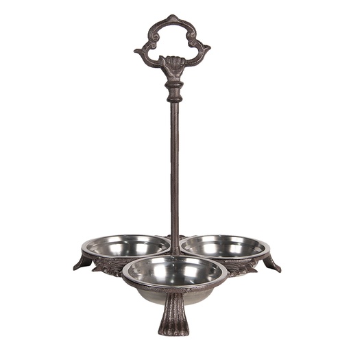 Dieren voerbak 31x30x37 cm / 3x500 ml