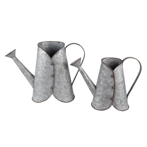 Decoratie gieter (2) 40x16x29 / 32x14x24 cm