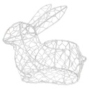 Mand konijn 25x13x22 cm