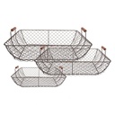 Manden (3) 40x34x10/15 / 36x30x9/14 / 32x26x8/13 cm