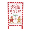 Tekstbord staand 29x16x51 cm