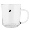 Theeglas 11x8x9 cm / 200 ml