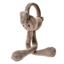 Cache-oreilles kind met beweegbare oren grijs