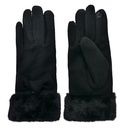 Handschoenen 9x24 cm zwart