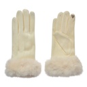 Handschoenen 9x23 cm wit