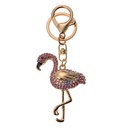 Sleutelhanger flamingo roze
