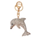 Sleutelhanger 6x2x7 cm goudkleurig