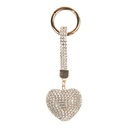 Sleutelhanger zilverkleurig 4x3x13 cm