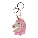 Sleutelhanger roze 6x2x14 cm