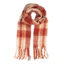 Sjaal 50x210 cm rood