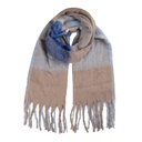 Sjaal 50x210 cm blauw