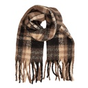 Sjaal 50x210 cm bruin