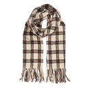 Sjaal 50x210 cm bruin