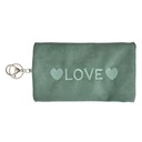 Toilettas 19x1x11 cm groen