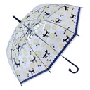 Paraplu 60 cm blauw
