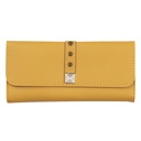 Portemonnee 19x9 cm geel