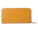 Portemonnee 19x9 cm geel